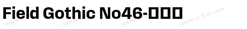 Field Gothic No46字体转换